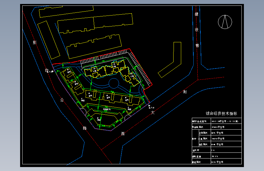 现代[成都]某小区规划方案CAD
