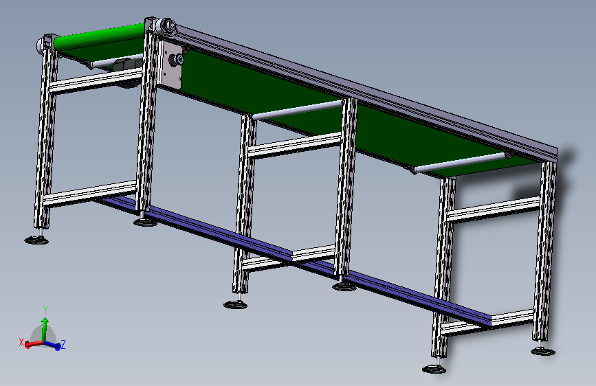 SolidWorks皮带线模型