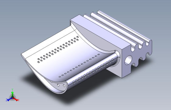 涡轮叶片-1 CATIA