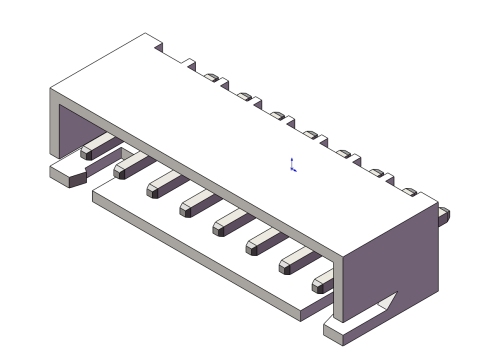 014-JST接口-JST - XH - Thru - 8Pin STEP