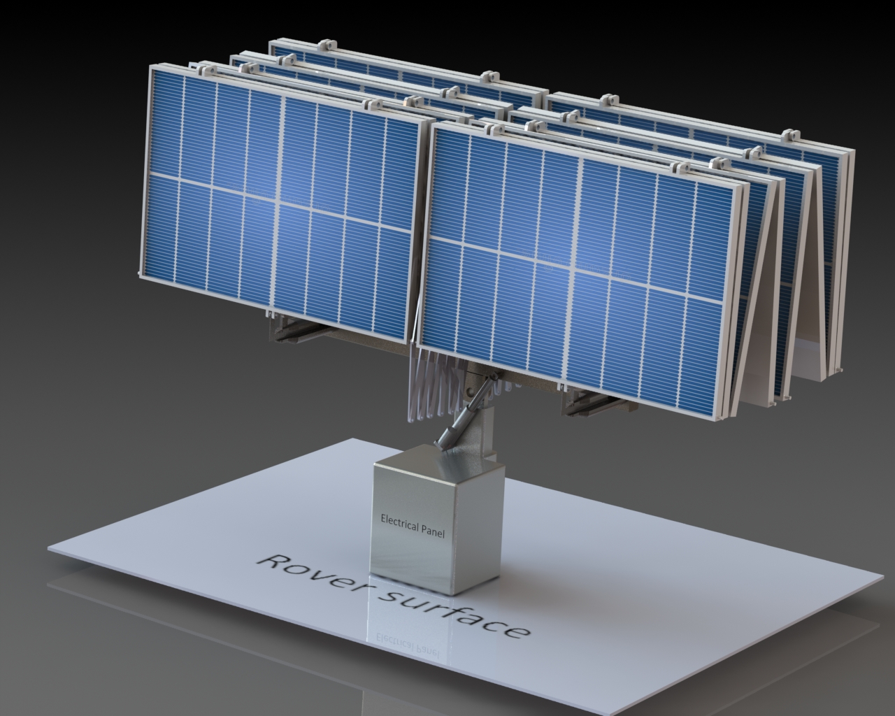 折叠式太阳能电池板