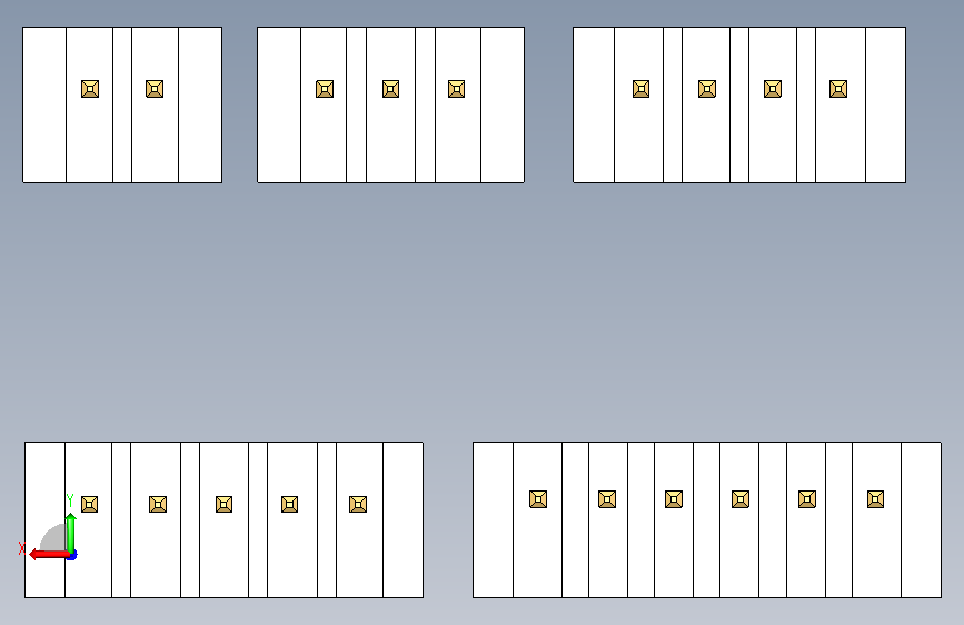 030-JST接口-JST XH 2.54毫米 STEP 背面视图