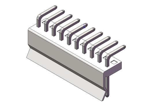 194-JST接口-CH THRU (R)10PIN 3.96MM STEP