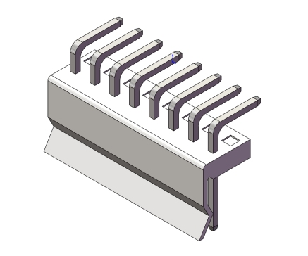 203-JST接口-CH THRU (R)8PIN 3.96MM STEP
