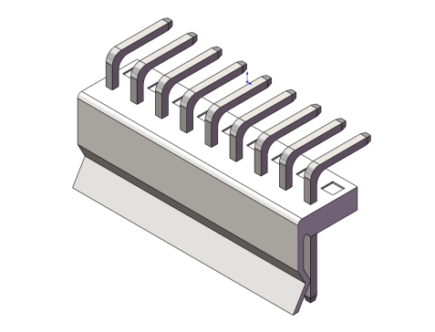 204-JST接口-CH THRU (R)9PIN 3.96MM STEP