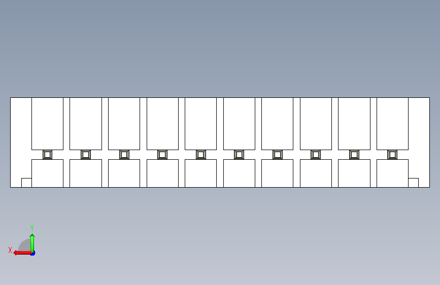 235-JST接口-PH THRU (V)10PIN 2.00MM STEP 背面视图
