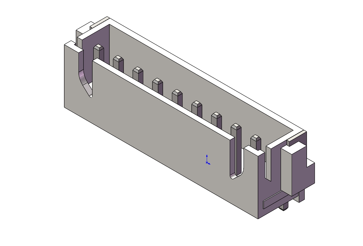 287-JST接口-XH SMD(R) 9PIN 2.54MM STEP