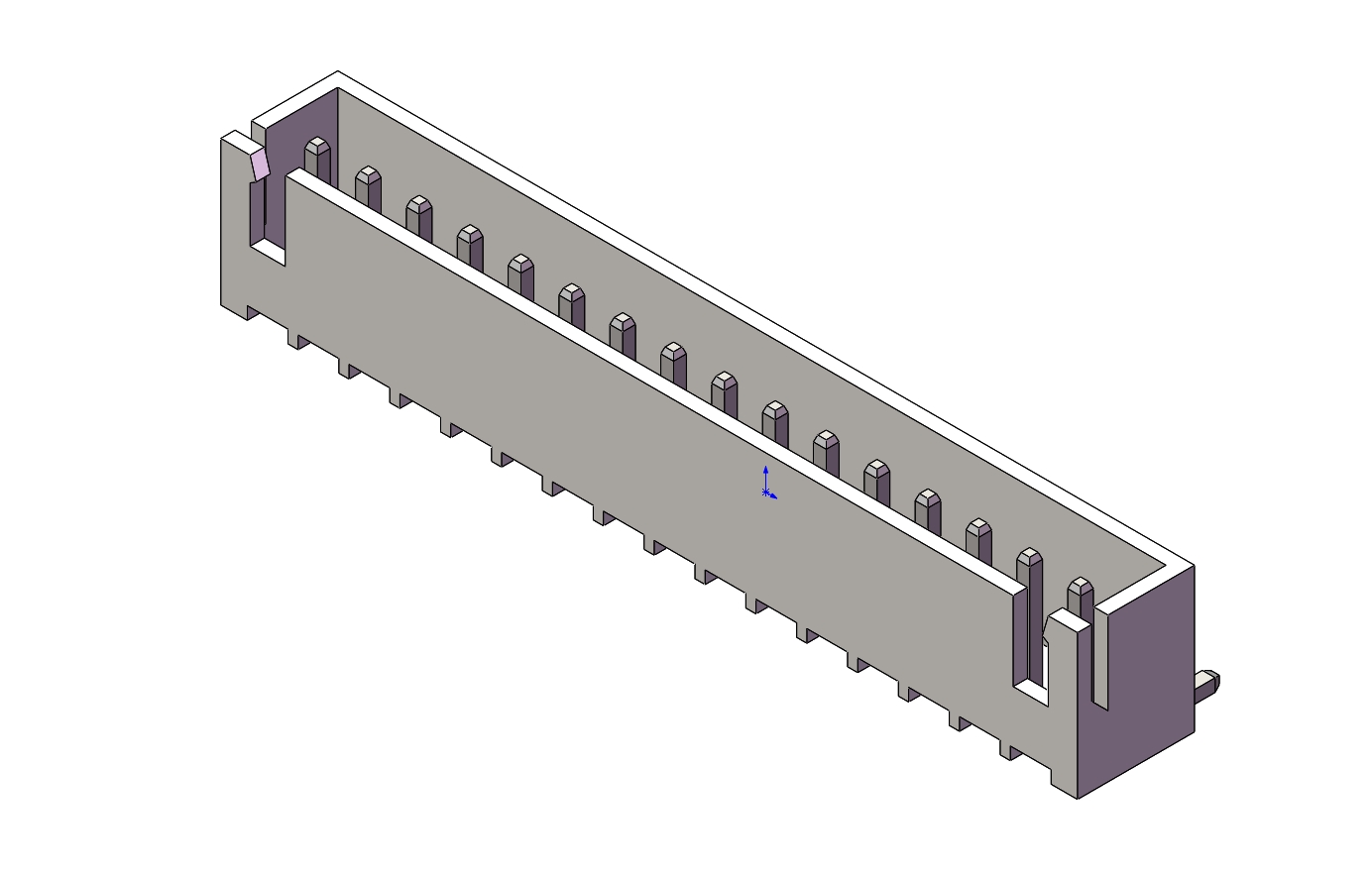 294-JST接口-XH THRU(R) 16PIN 2.54MM STEP