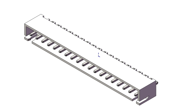316-JST接口-XH THRU(V) 19PIN 2.54MM STEP