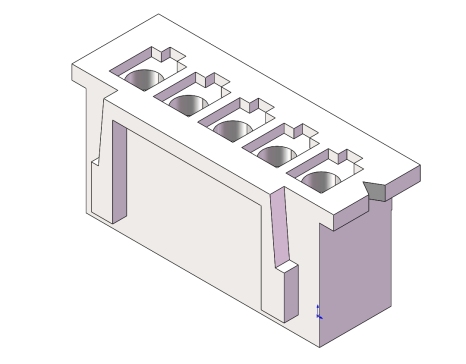353-JST接口-XH-F-05-PIN STEP
