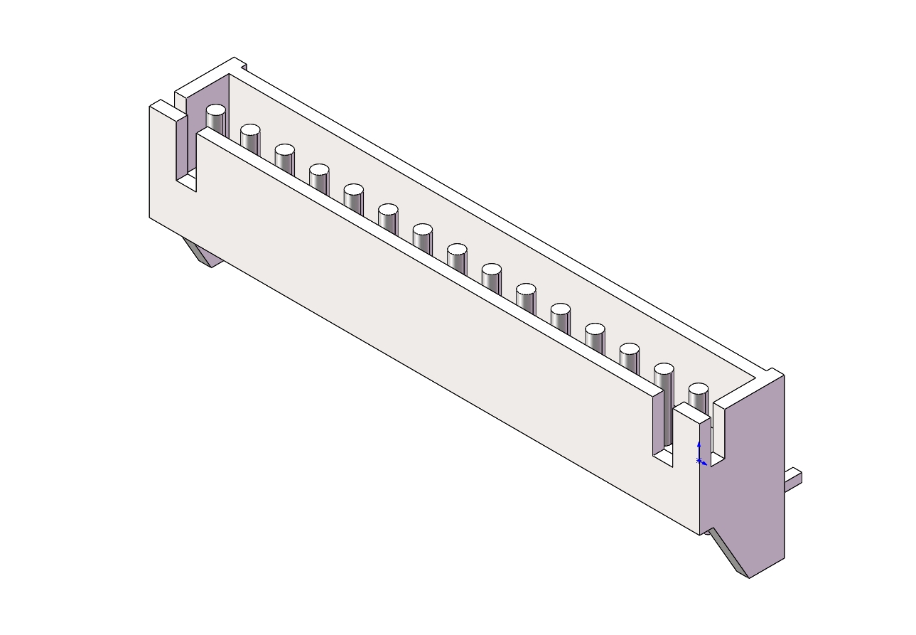 379-JST接口-XH-M90-15-PIN STEP