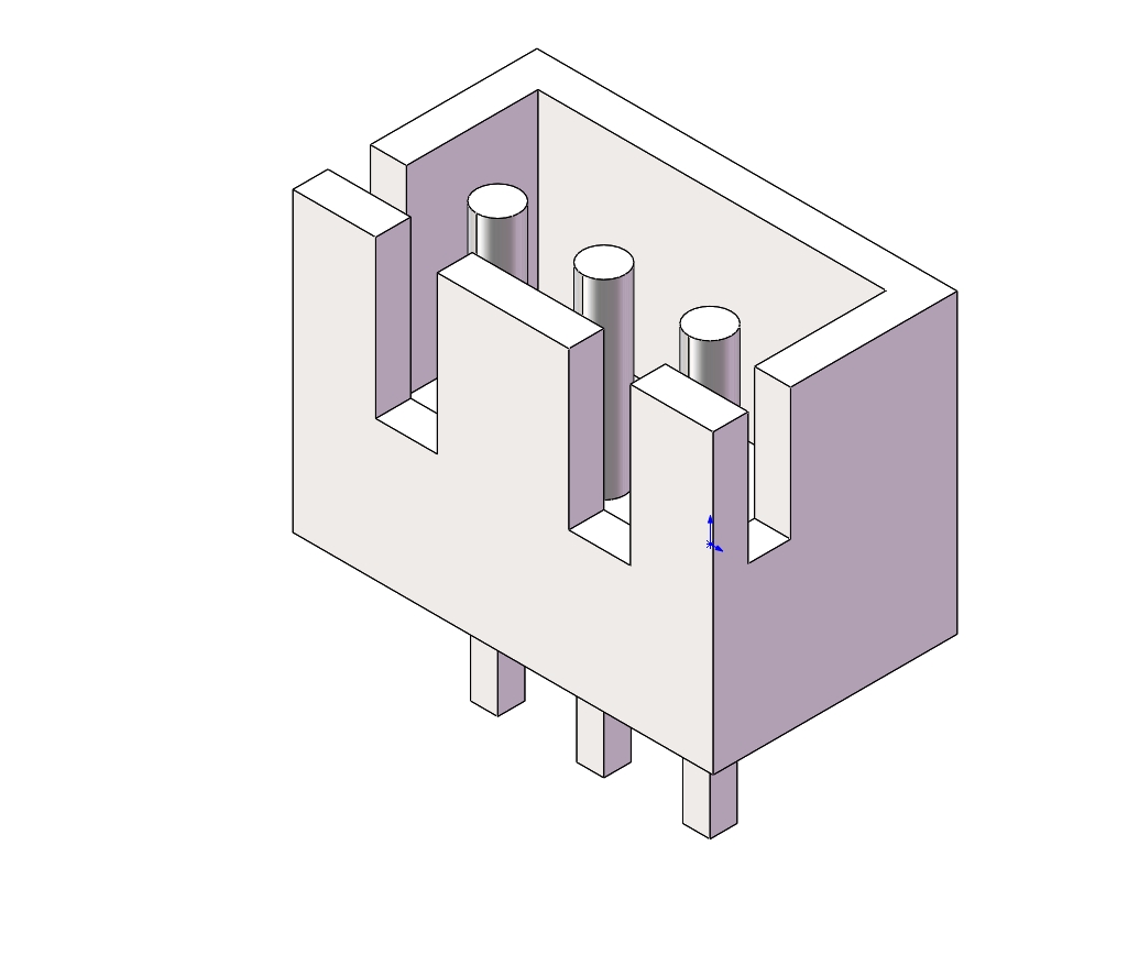 382-JST接口-XH-M-ST-03-PIN STEP