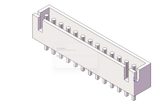392-JST接口-XH-M-ST-13-PIN STEP