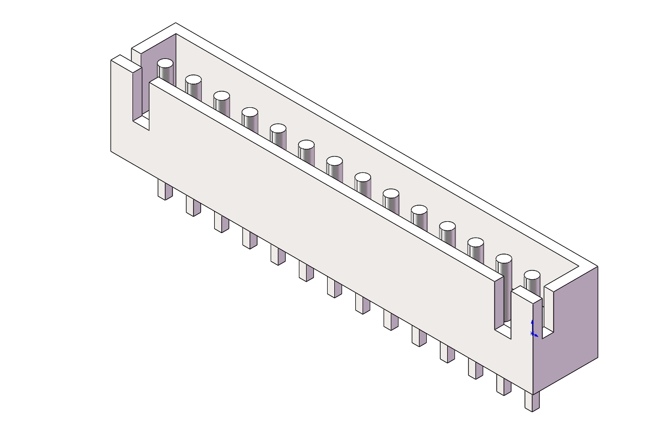 393-JST接口-XH-M-ST-14-PIN STEP