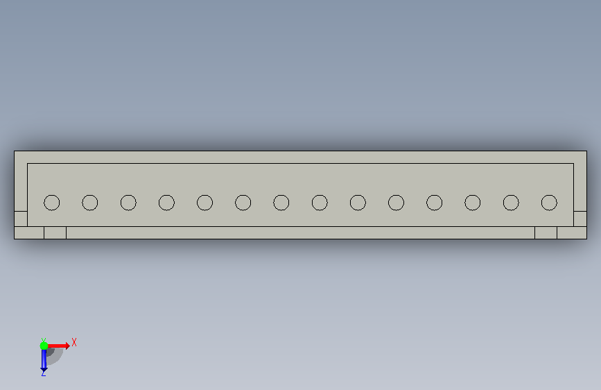 393-JST接口-XH-M-ST-14-PIN STEP 俯视图
