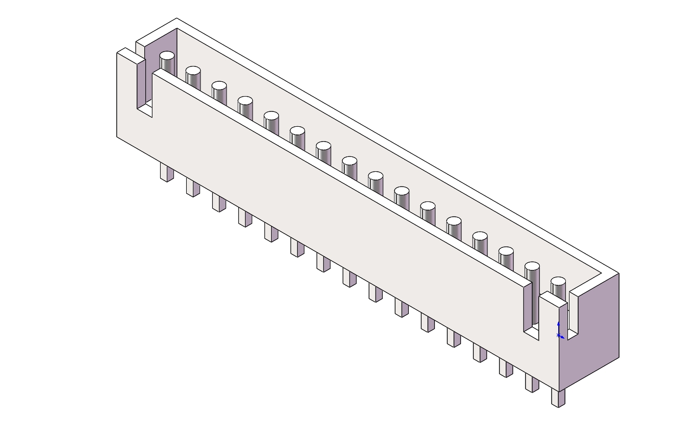 395-JST接口-XH-M-ST-16-PIN STEP