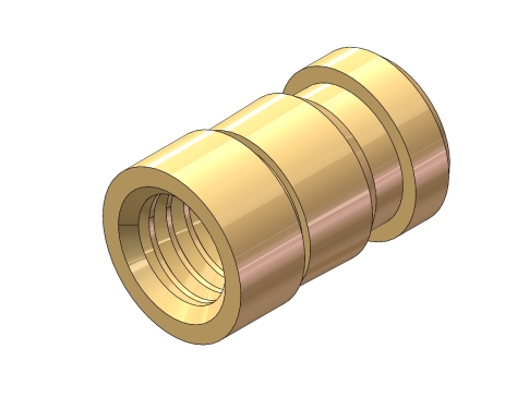 051-黄铜嵌件-M6  Insert  Rs 2040619 STEP