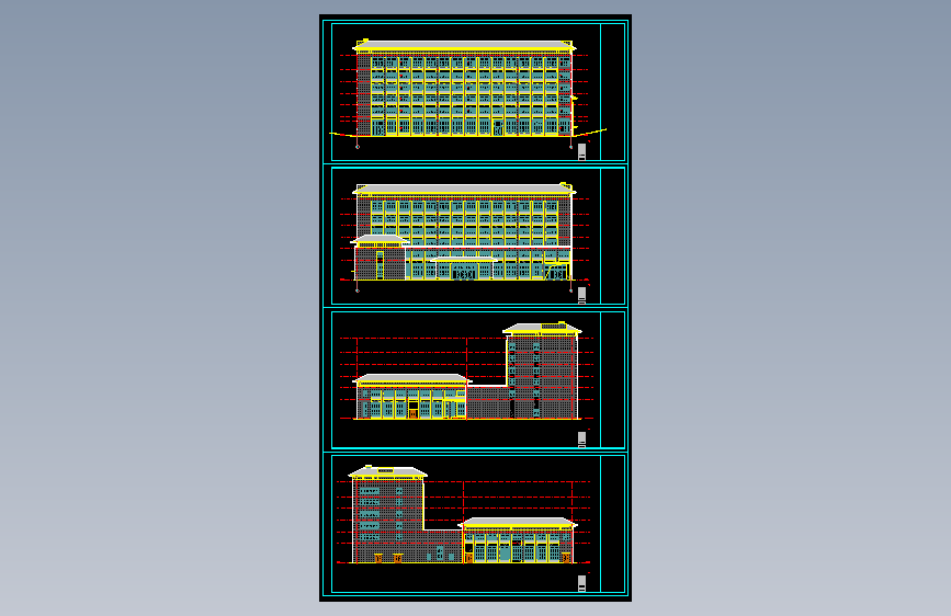 医技综合楼建筑施工图