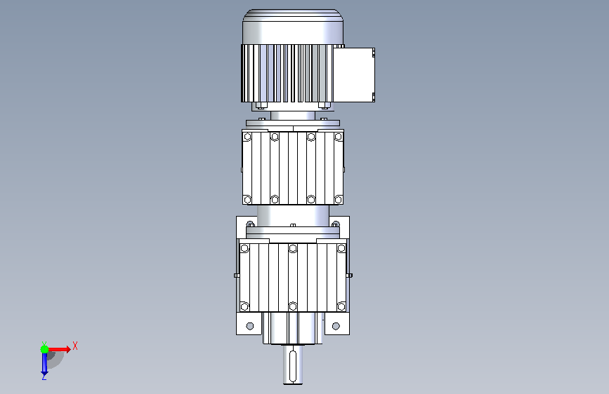 SEW赛威传动_R27R17DR63 俯视图