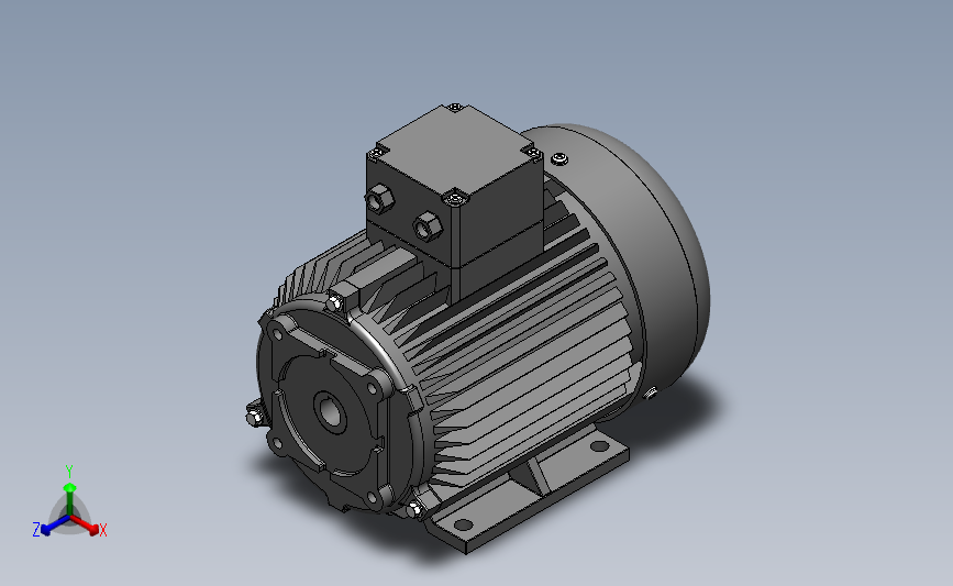 卧式出线盒在上型油压电机[90L]