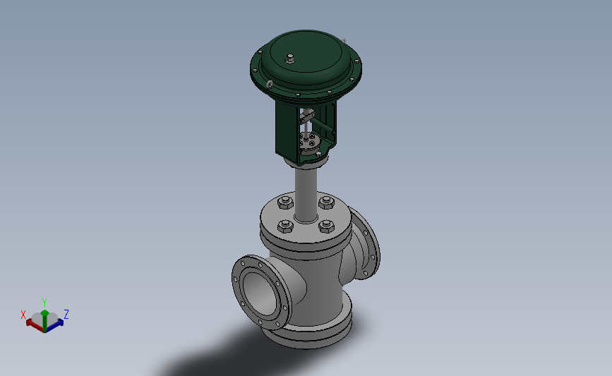 RV ZJHN精小型气动薄膜双座调节阀（常温型）[RVZJHN-16PB]通径200mm