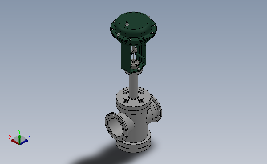 RV ZJHN精小型气动薄膜双座调节阀（常温型）[RVZJHN-16PB]通径250mm