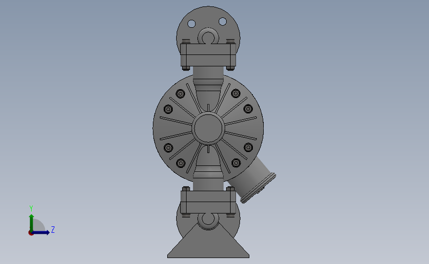 RV25新型全PP气动隔膜泵（法兰）[RVA-72111-F]_SOLIDWORKS 2018_模型图纸下载 – 懒石网
