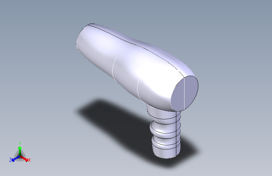 008-吹风机-CATIA 主视图