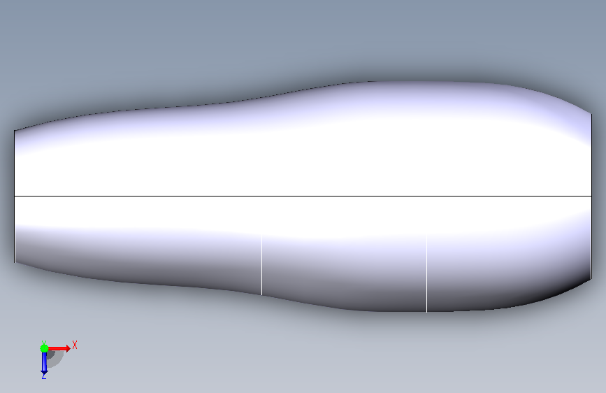 008-吹风机-CATIA 俯视图