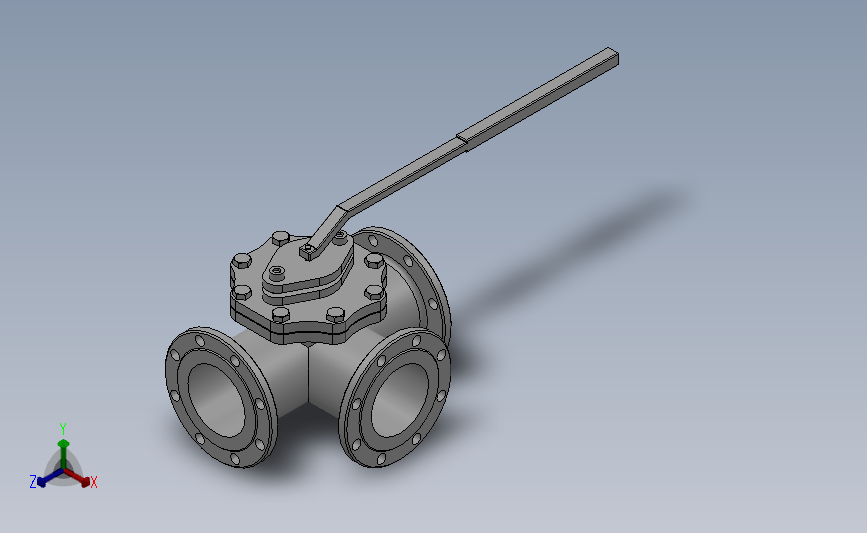  1 5 dn150 3 way ball value solidworks 2018 