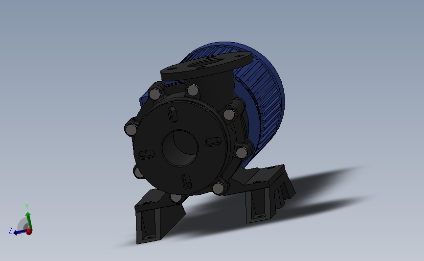 无轴封磁力式耐酸碱泵浦-SM400-651[SM F 655L-3 H S-5 V R H]