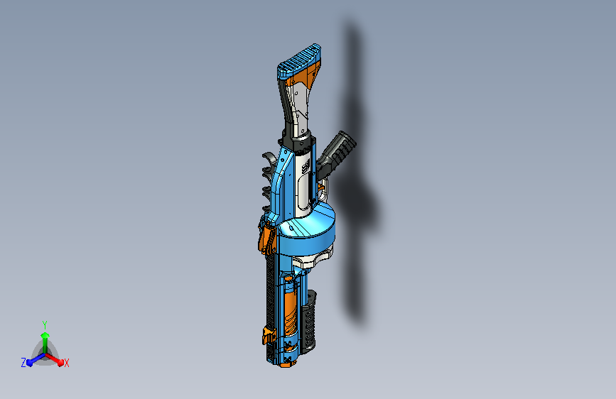 左轮发射器shell-ejecting-revolver-blaster