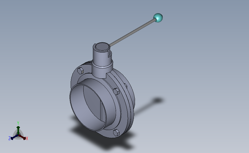 DDSX-01焊接式手动蝶阀[DDSX-01-DN100]