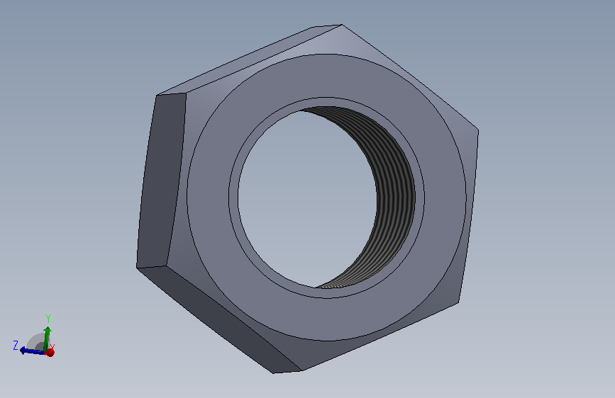 Гайка джанта М16х1,5.SLDPRT_M16x1.5轮毂螺母