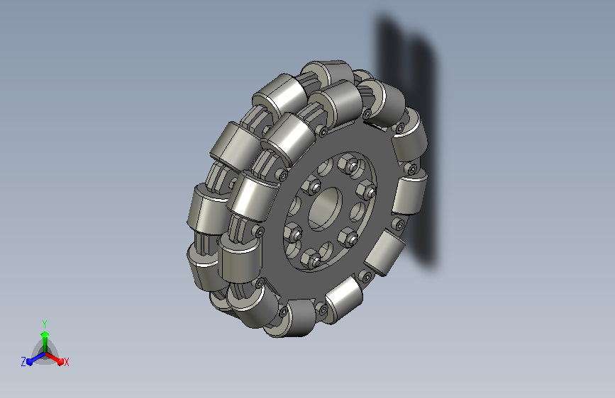 全方位轮 catia