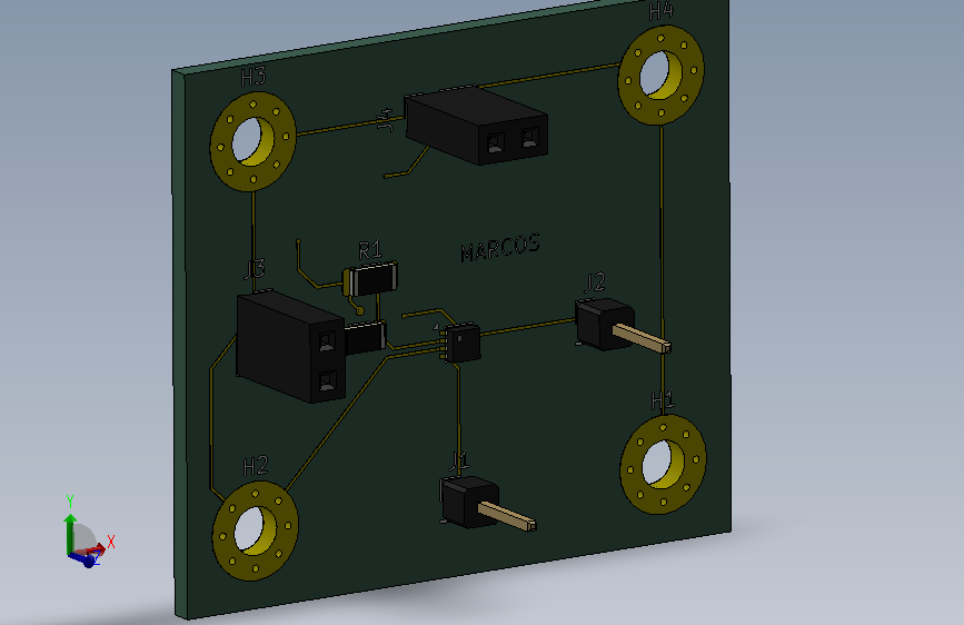 A0009931-PCB板 Opam 反向放大器