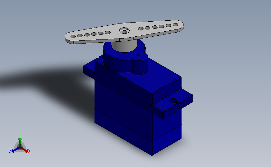 伺服电机伺服舵机SolidWorks