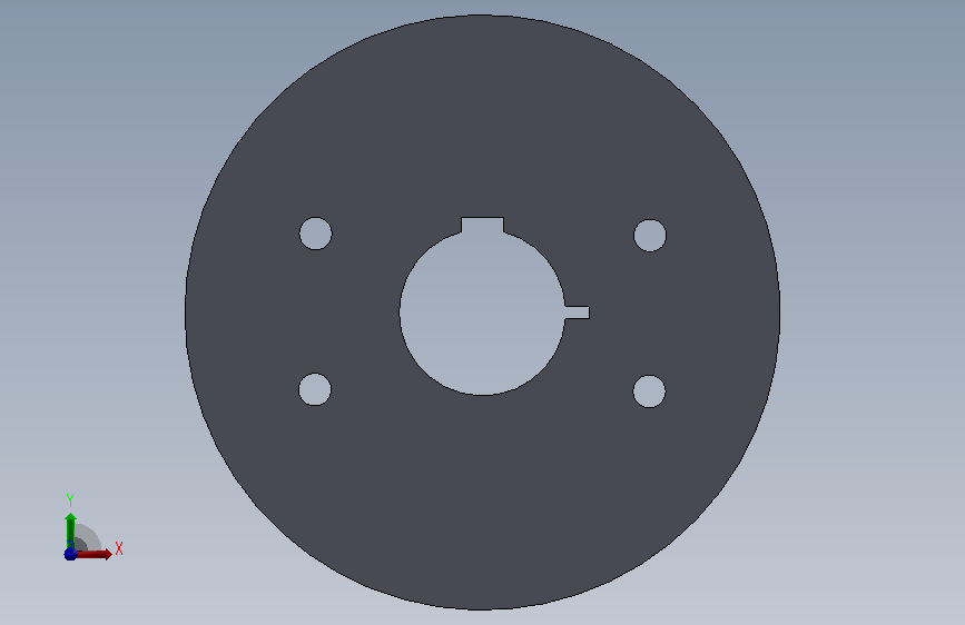 Solar Array Interface Flange.SLDPRT_太阳能阵列接口法兰