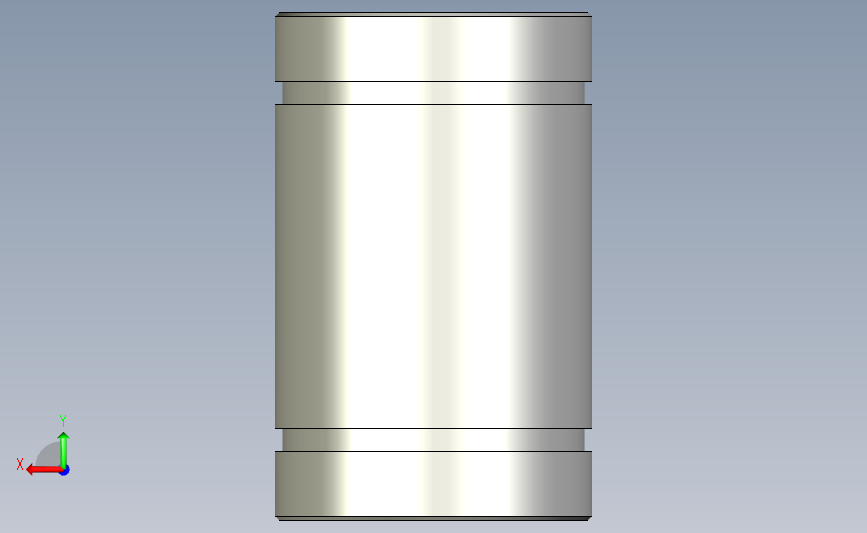 lm8uu联轴器 背面视图