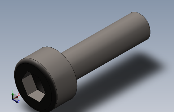 hexagon socket head cap screws gb.SLDPRT_1_六角沉头螺栓_国家标准(国标)_1