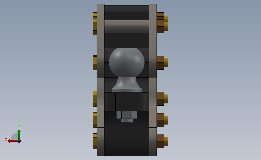 挂钩移动拖车的解决方案_SOLIDWORKS 2019_模型图纸下载 – 懒石网