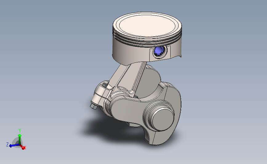 活塞机构SolidWorks