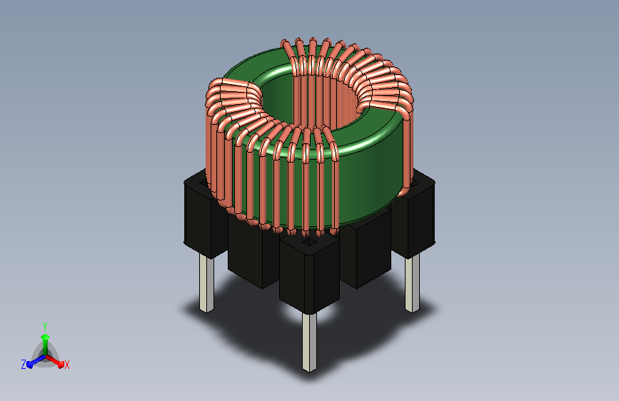 Transformer 1 to 1 (15 spires to 15 spires).STEP_变压器 1 对 1（15 个尖塔到 15 个尖塔）_ .