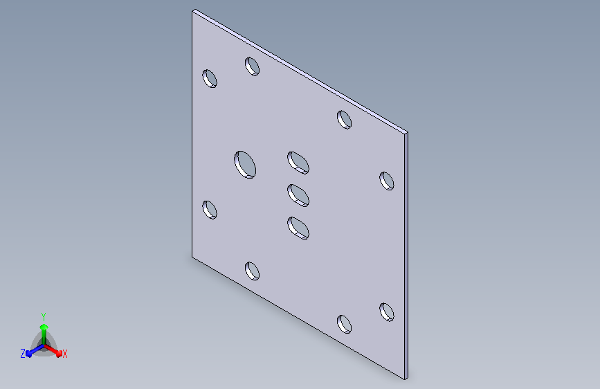 12.SLIDE VALVE PORT PLATE.CATPart_12.滑阀口板.CATPart
