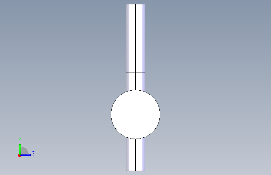 21.CRANKPIN.CATPart_21.曲柄销.CATPart 左侧视图