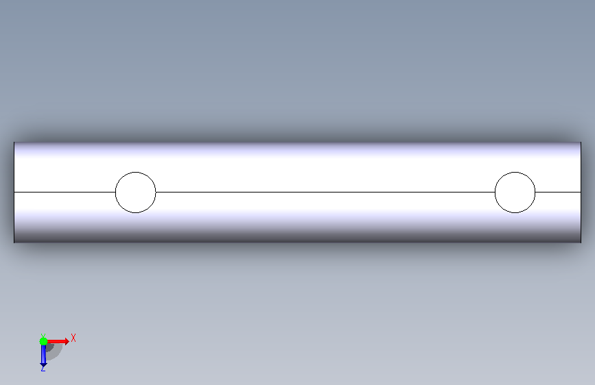 21.CRANKPIN.CATPart_21.曲柄销.CATPart 俯视图