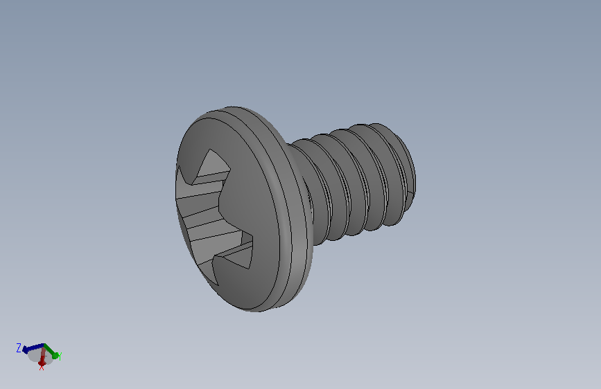 256 screw.SLDPRT_256 螺丝