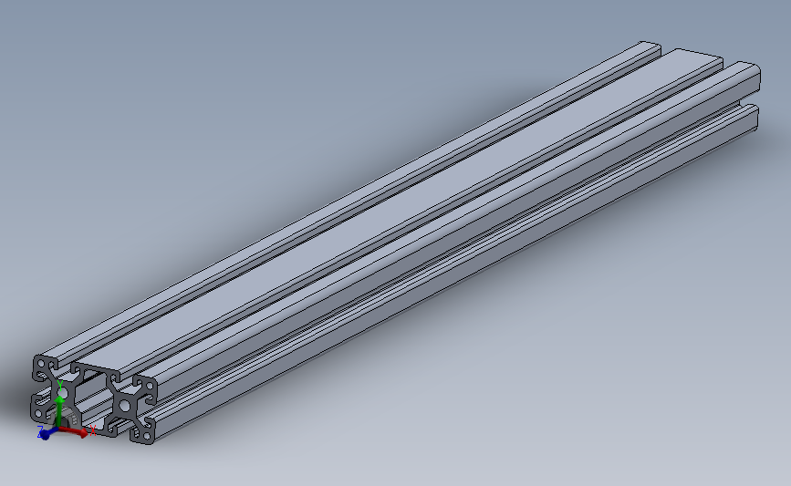 80x40 x 750mm铝型材