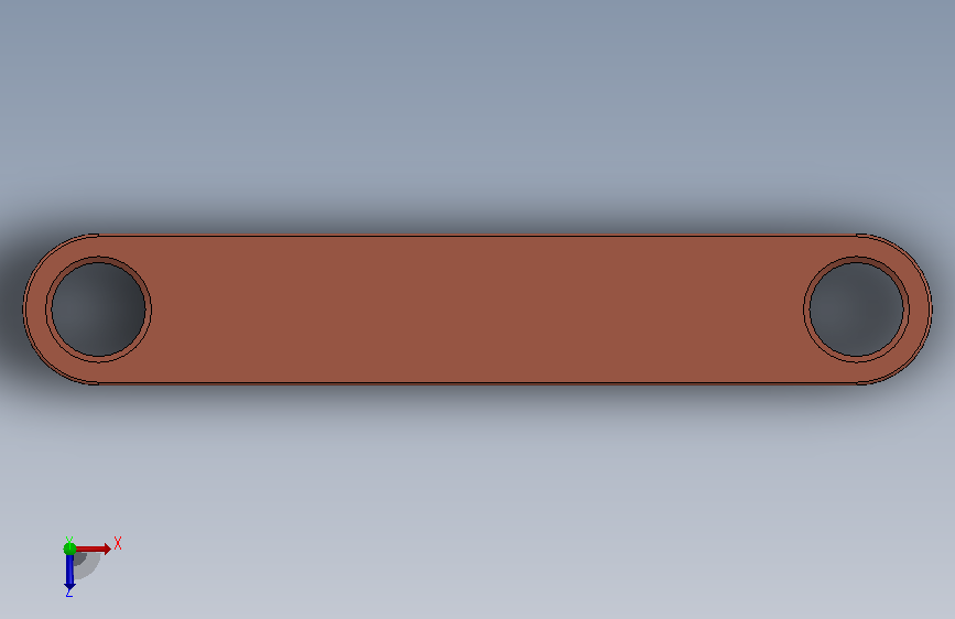 Crankrod 2.SLDPRT_2_曲柄连杆 2_2 俯视图