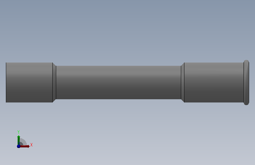 Governor Shaft.SLDPRT_调速器轴 正面视图